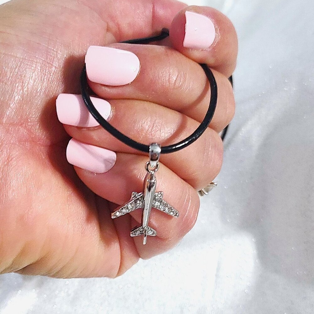 Flight attendant Pendant Necklace/Aviation Jewelry/Pilot Charm Pendant/Jet Gift - Picture 10 of 16